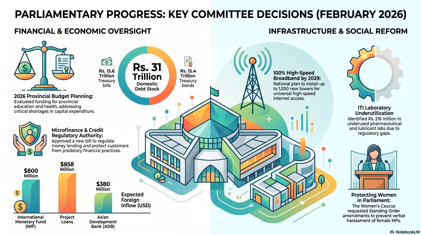 AI-generated visual summary of the February 2026 committee report